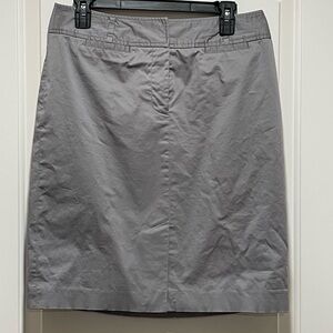 LOFT Classic Gray Pencil Skirt